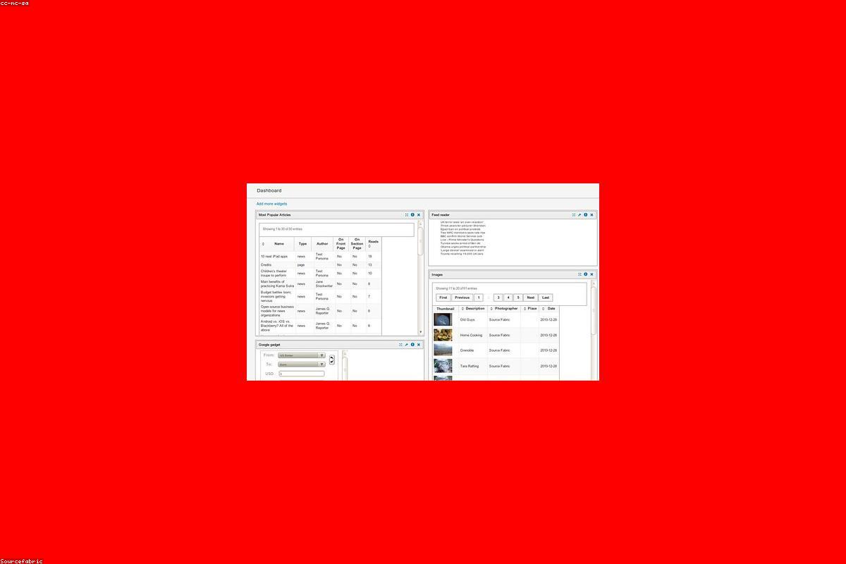 MITER System Dashboard and Interface
